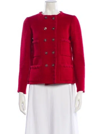 Pre-owned Chanel 2024 Paris-manchester Evening Jacket In Red