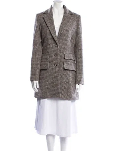 Pre-owned Chanel 2024 Paris-manchester Faux Fur Coat In Neutral