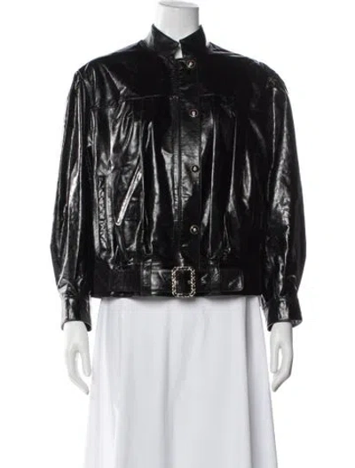 Pre-owned Chanel 2024 Paris-manchester Jacket In Black