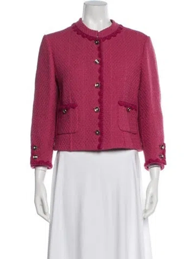 Pre-owned Chanel 2024 Paris-manchester Jacket In Pink