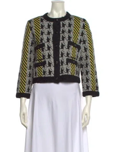 Pre-owned Chanel 2024 Paris-manchester Sweater In Black