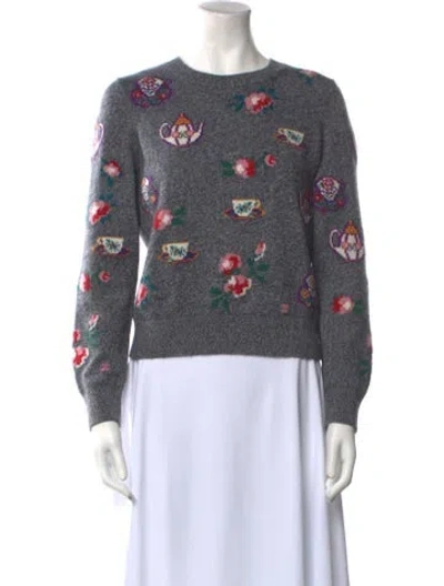 Pre-owned Chanel 2024 Paris-manchester Sweater In Gray