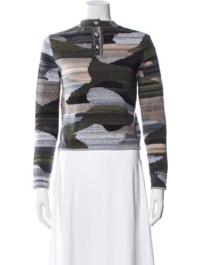 Pre-owned Chanel 2024 Paris-manchester Sweater In Green