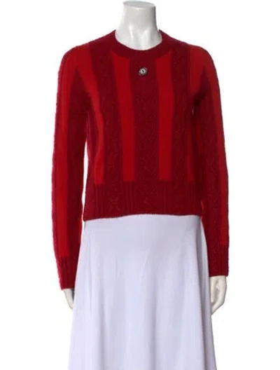 Pre-owned Chanel 2024 Paris-manchester Sweater In Red
