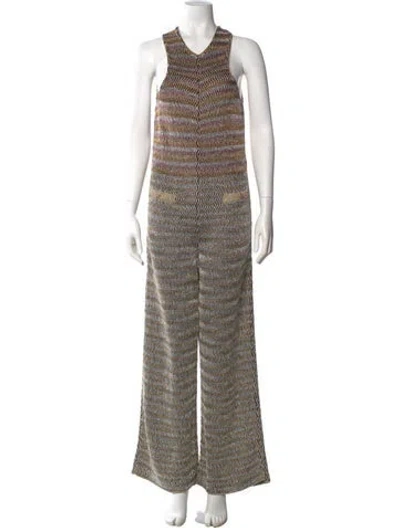 Pre-owned Chanel 2024 Printed Jumpsuit
