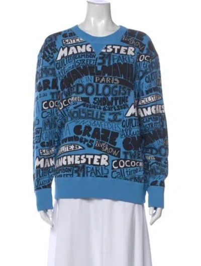 Pre-owned Chanel 2024 Printed Sweater In Multi