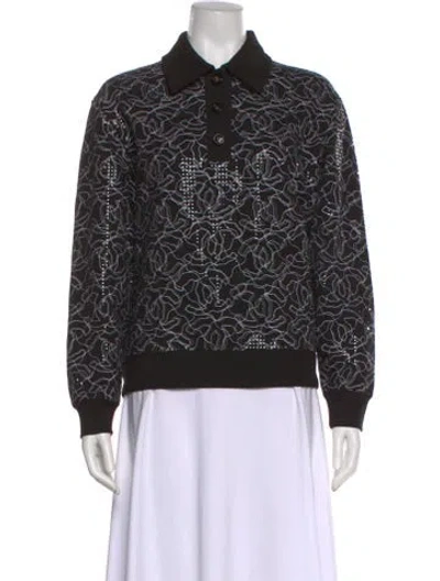 Pre-owned Chanel 2024 Printed Sweatshirt W/ Tags In Multi