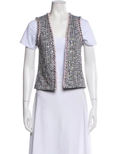 Pre-owned Chanel 2024 Printed Vest In Multi