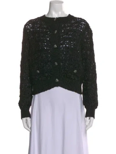 Pre-owned Chanel 2024 Silk Sweater W/ Tags In Black