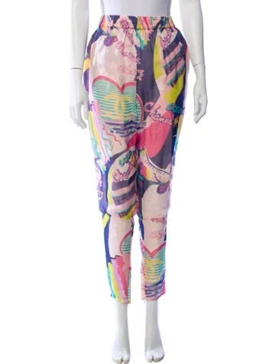 Pre-owned Chanel 2024 Skinny Leg Pants In Multi