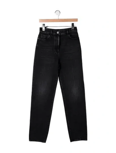 Pre-owned Chanel 2024 Straight Leg Jeans In Black