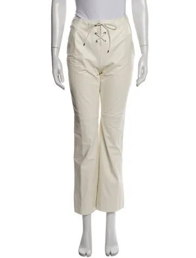 Pre-owned Chanel 2024 Straight Leg Pants In Neutral