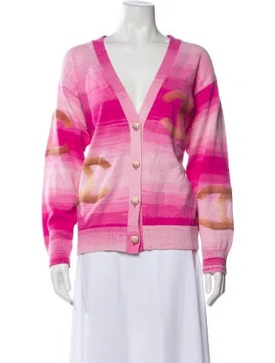 Pre-owned Chanel 2024 Striped Sweater W/ Tags In Multi