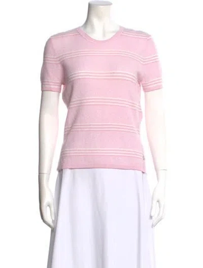 Pre-owned Chanel 2024 Striped T-shirt In Multi