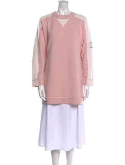 Pre-owned Chanel 2024 Tunic Sweater In Pink