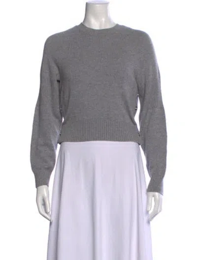 Pre-owned Chanel 2024 Turn Lock Sweater W/ Tags In Grey
