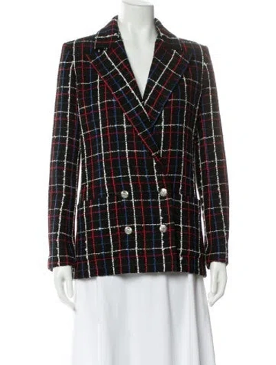 Pre-owned Chanel 2024 Tweed Blazer In Black