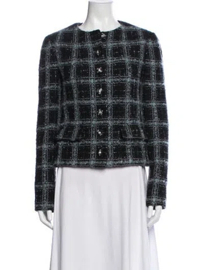 Pre-owned Chanel 2024 Tweed Blazer In Black