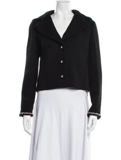 Pre-owned Chanel 2024 Tweed Jacket In Black