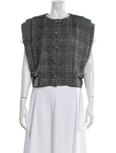 Pre-owned Chanel 2024 Tweed Jacket In Gray