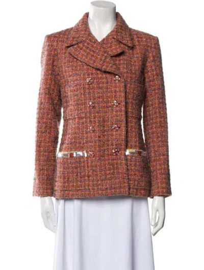 Pre-owned Chanel 2024 Tweed Pattern Blazer W/ Tags