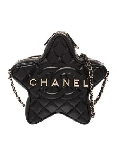 Pre-owned Chanel 2024 Walk Of Fame Star In Black