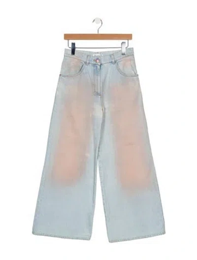 Pre-owned Chanel 2024 Wide Leg Jeans In Multi