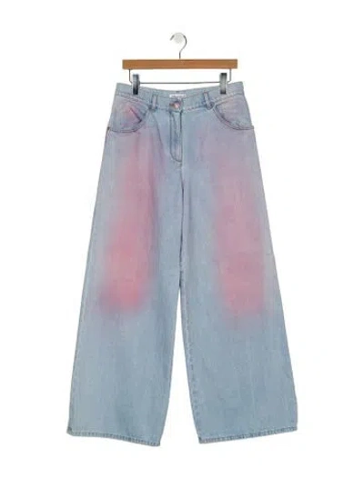 Pre-owned Chanel 2024 Wide Leg Jeans In Multi