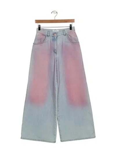 Pre-owned Chanel 2024 Wide Leg Jeans In Multi