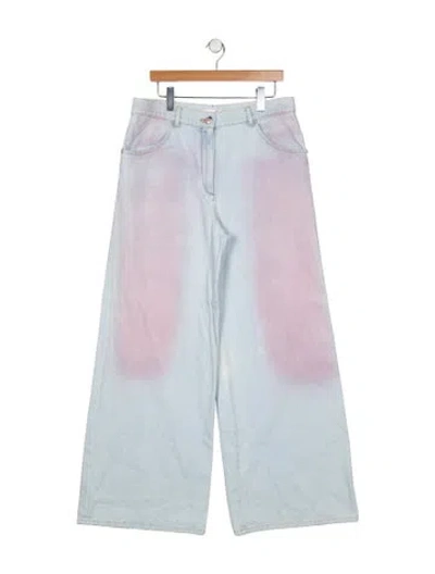 Pre-owned Chanel 2024 Wide Leg Jeans In Multi