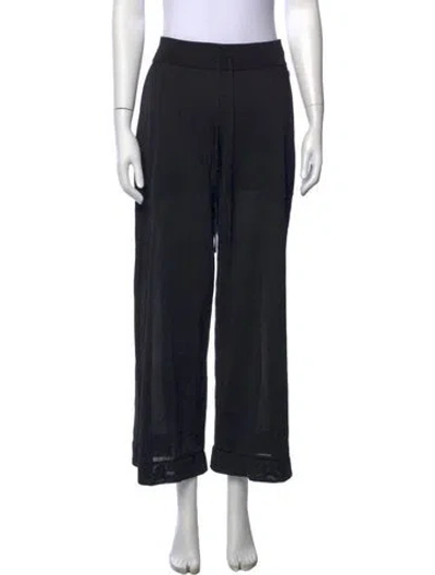 Pre-owned Chanel 2024 Wide Leg Pants In Grey
