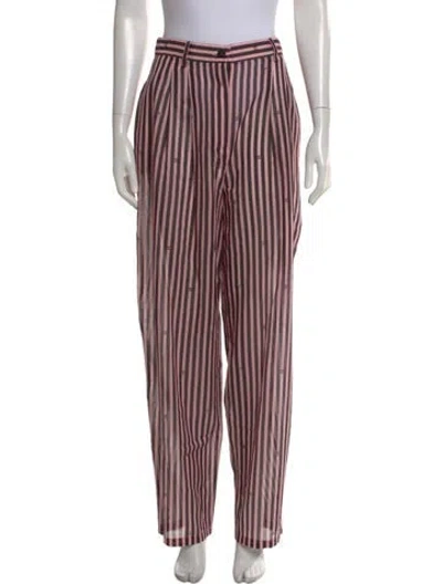 Pre-owned Chanel 2024 Wide Leg Pants In Pink