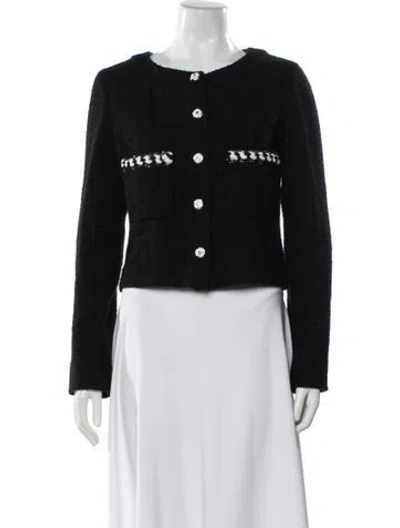 Pre-owned Chanel 2024 Wool Evening Jacket In Black