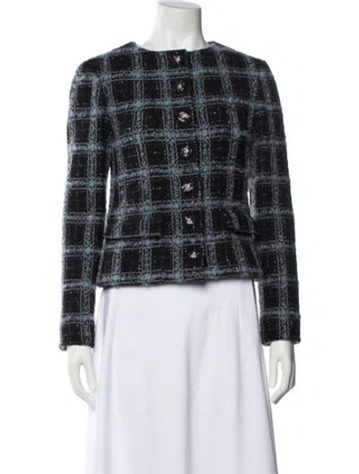 Pre-owned Chanel 2024 Wool Evening Jacket W/ Tags In Black