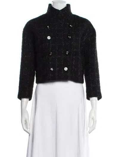 Pre-owned Chanel 2024 Wool Jacket In Black