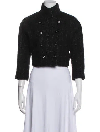 Pre-owned Chanel 2024 Wool Jacket In Black