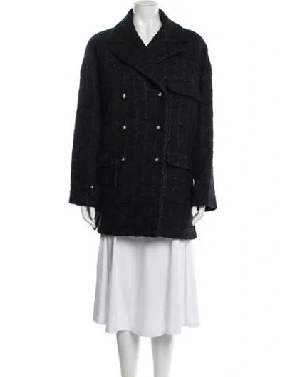 Pre-owned Chanel 2024 Wool Peacoat W/ Tags In Multi