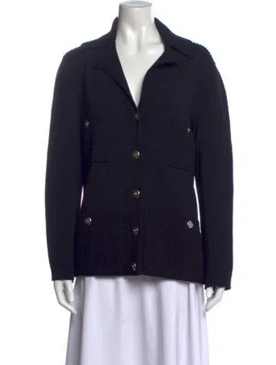 Pre-owned Chanel 2024 Wool Sweater In Black