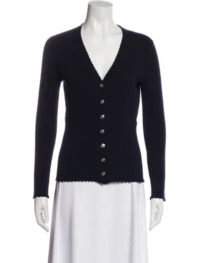 Pre-owned Chanel 2024 Wool Sweater In Blue