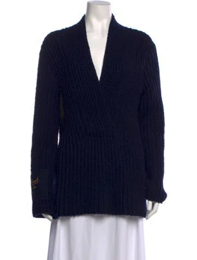 Pre-owned Chanel 2024 Wool Sweater In Blue