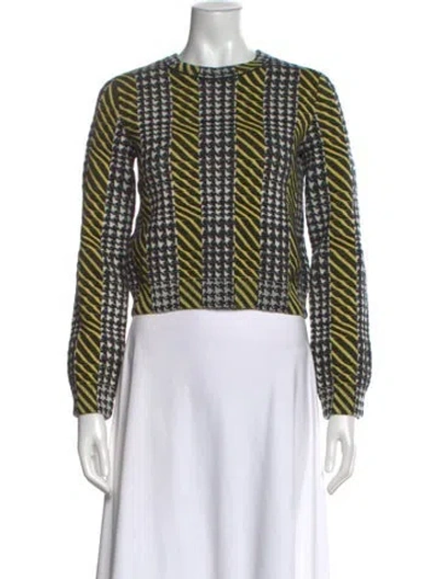 Pre-owned Chanel 2024 Wool Sweater W/ Tags In Yellow