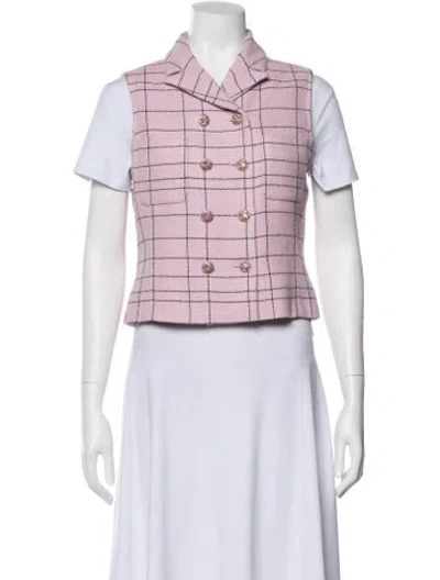 Pre-owned Chanel 2024 Wool Vest In Pink