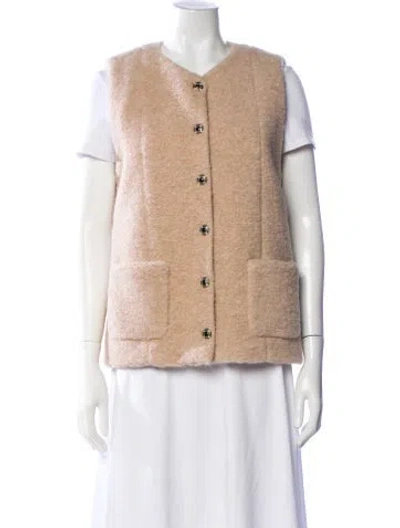Pre-owned Chanel 2025 Alpaca Vest In Neutral
