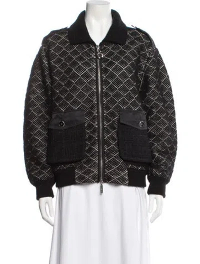 Pre-owned Chanel 2025 Cashmere Bomber Jacket