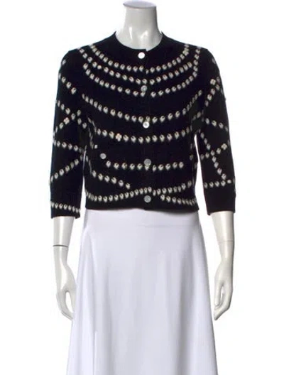 Pre-owned Chanel 2025 Cashmere Sweater In Black