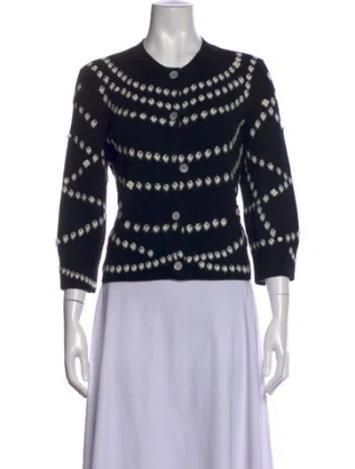 Pre-owned Chanel 2025 Cashmere Sweater In Black