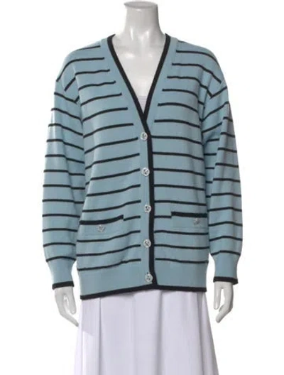Pre-owned Chanel 2025 Cashmere Sweater In Blue