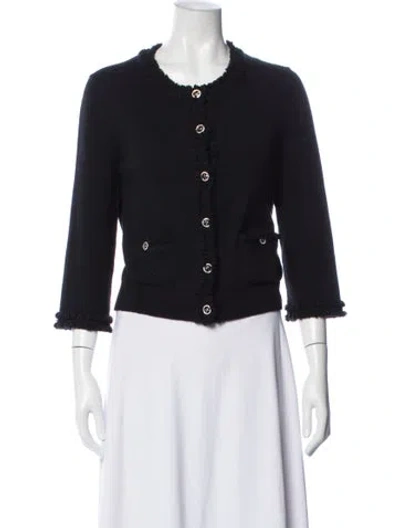 Pre-owned Chanel 2025 Cashmere Sweater In Blue