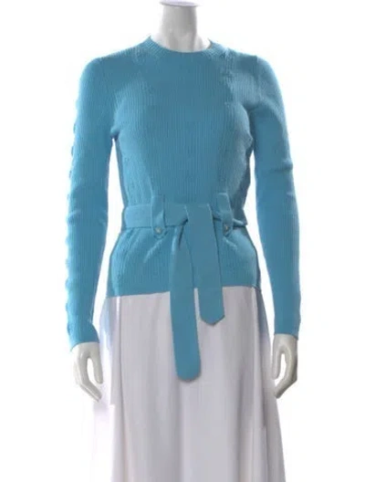 Pre-owned Chanel 2025 Cashmere Sweater In Blue