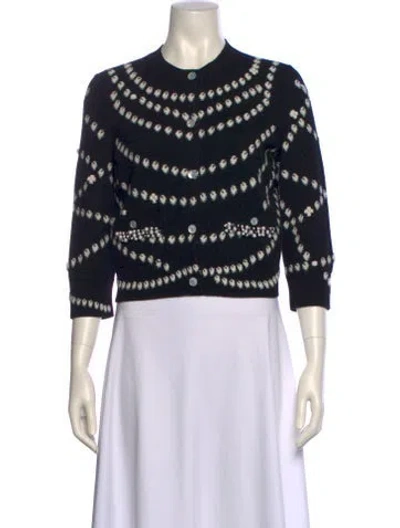Pre-owned Chanel 2025 Cashmere Sweater W/ Tags In Black